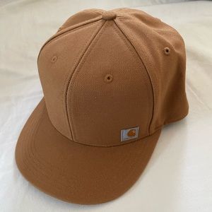 Carhartt Men's Firm Duck Flat Brim Cap. Carhartt Brown. Perfect condition.